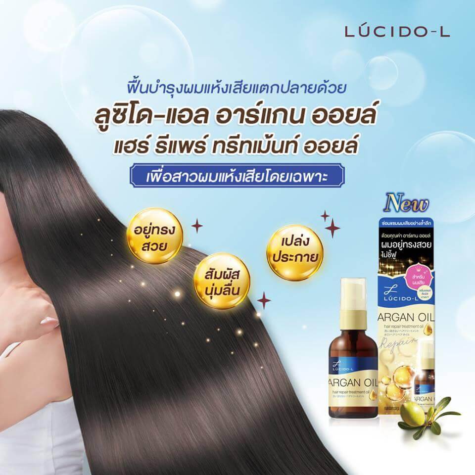 Lucido-L Argan Oil Hair Repair Treatment Oil